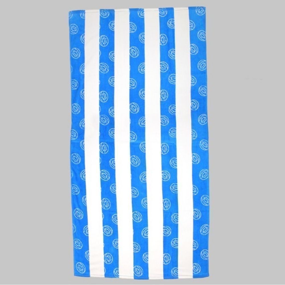NEW‎ Odd Future Striped Multi-Donut Beach Towel Blue & White
